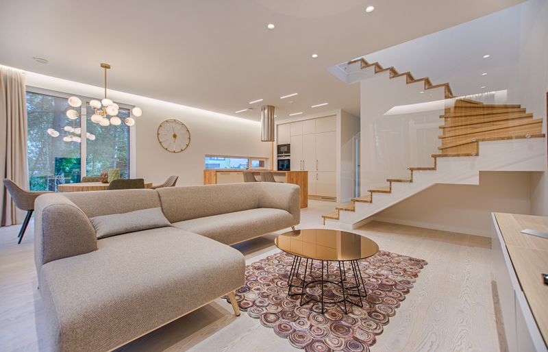Stylish interior with decorative home accessories